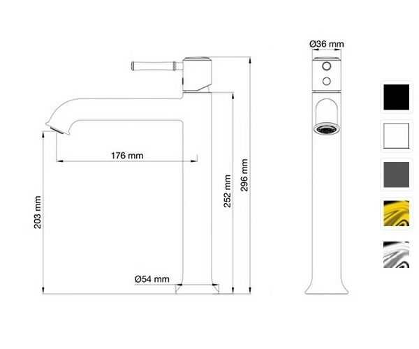 смеситель для раковины WONZON & WOGHAND TOR